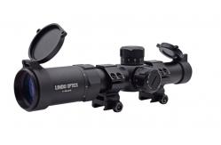 China 30mm 4x24 100yds Illuminated Reticle Riflescope With Mount Ring supplier