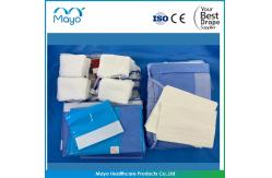China Single Use Surgical Drape Pack PE Viscose Fenestrated Sterile Drape supplier