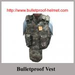Digital Camouflage NIJ IIIA Bulletproof Quick Release Vest with groin protection for sale