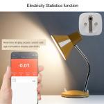 240V Home Use White WiFi Smart Socket High Safety With ISO9001