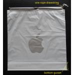 Custom Apple Iphone Classic Drawstring Plastic Bags with PP Rope