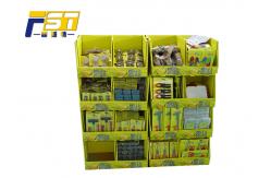 China Easy Assembling Cardboard Pallet Display Double Side Portable 4C Offset Printing supplier
