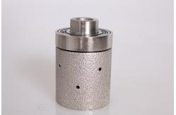 China Vacuum Brazed Diamond Drum Wheel High Cutting Efficiency For Stone Shaping supplier