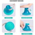 Suction Cup Tug Of War Puppy Rubber Chew Toys For Teething Puppies