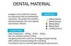 China Trusted Bulk Dental Amalgam for Safe and Effective Dental Procedures supplier