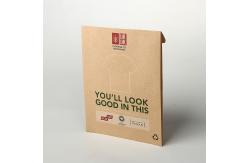 China Envelope Style Eco Friendly Custom Jute Paper Bag For Clothing Packaging supplier