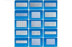 China White L90mm W70mm Electroplating Accessories Polypropylene Plastic Mesh supplier