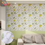 61cm/122cm Width Waterproof Peel Stick Vinyl 3D Wall Paper Roll Natural Flower Mural Wallpaper Sticker for Home Decoration for sale