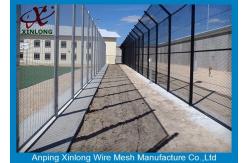 China Professional Dark Green Green Security Fencing Panels For Public Grounds supplier
