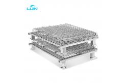 China Heavy Duty Industrial Stackable Wire Mesh Pallet Cage Foldable Steel Mesh Box supplier