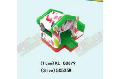 China Candy House Inflatable Jumping Castle With Slides supplier