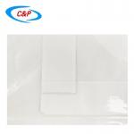 Sterile Utility Disposable Surgical Drape U Impervious Split Drape PE Transparent