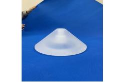 China Fine carving Machining Quartz Glass High Purity Silica Cones Parts supplier