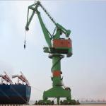 Shipyard Container Portal Gantry Cranes 10 Ton-50 Ton Pedestal Jib Floating for sale