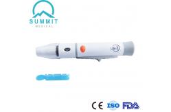 China 6 Depths Adjustable Lancet Pen Diabetic Lancing Device With Ejector supplier