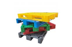 China 1200X1000X150mm LYCW-1210C Blue Plastic Pallet With Steel Bar supplier