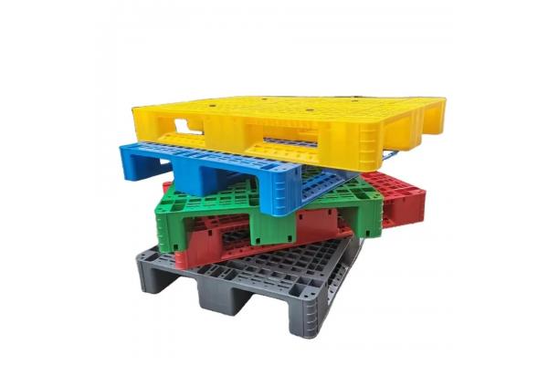 1200X1000X150mm LYCW-1210C Blue Plastic Pallet With Steel Bar