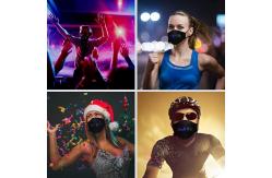 China APP Control Programmable LED Face Mask Customizable Fashion Rechargeable supplier