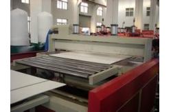 China Full Automatic WPC Foam Board Machine , Wood Plastic Double Screw Extruder supplier