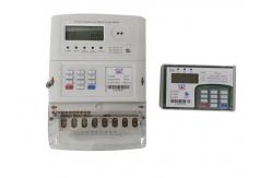 China Split Three Phase STS Prepaid Meters PLC Communication Keypad Prepayment Meter supplier