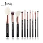 Portable Eco ISO14001 Natural Makeup Brushes Set 10 Piece Collection for sale