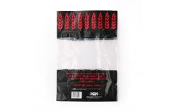 China Plastic Clear PE Wicker Bread Packaging Bags Custom Logo Printed supplier