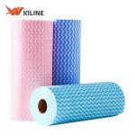 Multicolor Disposable Cleaning Cloths Commercial Household Kitchen Towels 80gsm for sale