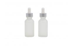China Empty Glass Dropper Bottles 30ml 50ml Transparent Dropper Bottles For Essential Oils supplier