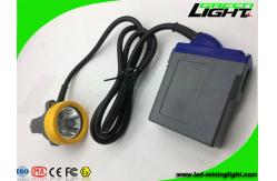 China PC 1.67W 216lum 15000lux Rechargeable Mining Cap Lamps supplier