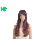 Natural Curly Ombre Synthetic Hair Wigs / Swiss Lace Synthetic Wigs for sale