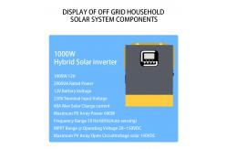 China 1kw Off Grid Solar Energy System With Monocrystalline Silicon Solar Panel supplier
