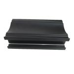 Sliding Window Frame Office Building Materials 6m Black Anodized Aluminum Profiles