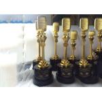 Microphone Design Music Award Trophy For Musical Competition Custom Service Available