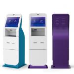 19 Inch Hotel Check In Kiosk With Passport / ID Scanner Hotel Key Card Dispenser for sale