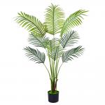Artificial Palm Tree  wholesale​ Realistic Fiber Trunks Faux Tropical Areca Floor Plant for Indoor Home and Office Decor for sale