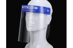 China Comfortable Unisex Protective Face Shield Separate Droplet PE Material supplier
