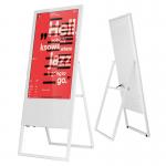 Metal FHD Free Standing Digital Display Ad Screen 43inch Android for sale