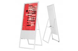 China Metal FHD Free Standing Digital Display Ad Screen 43inch Android supplier