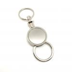 Siliver Logo Customized Logo Metal Keychain Holder for sale