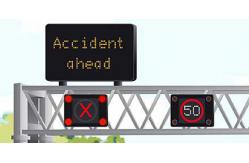 China Lightweight Aluminum Alloy Led Speed Restriction Signs , Durable Led Speed Warning Signs supplier
