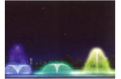 China Colorful Multi Changeable 35m3/h Laminar Fountain Nozzle supplier