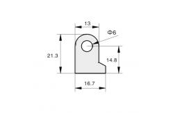 China Bright Chrome Window Door Hinges Commercial Adjustable Waterproof supplier
