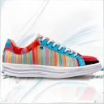 Girlish Eco Friendly Women's Shoes Mesh Lining Custom Women Sneakers for sale