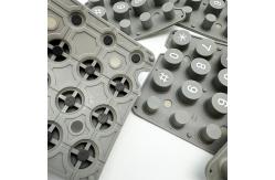 China Electronic Remote Control Molding Processing Conductive Carbon Pellet Silicone Rubber Keyboard Button supplier
