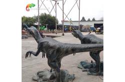 China Realistic Animatronic Dinosaurs Animatronic Velociraptor Jurassic World Exhibition supplier