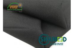 China 100% Polyester Fusible Twill Woven Interlining Fabric With Double Dot supplier