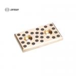 5mm Graphite Plugged Bronze Wear Plate Oilless Wear Plate Self Lubrication