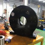 Double Acting Pneumatic 100mm 4 Jaw Independent Chuck for sale