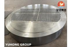 China A516 GR.70N STATIONARY carbon steel TUBESHEET HEAT EXCHANGER PART supplier