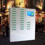 24 Door Big Screen Mobile Phone Charging Kiosk For Russia Accept Ruble Coins And Papermoney for sale
